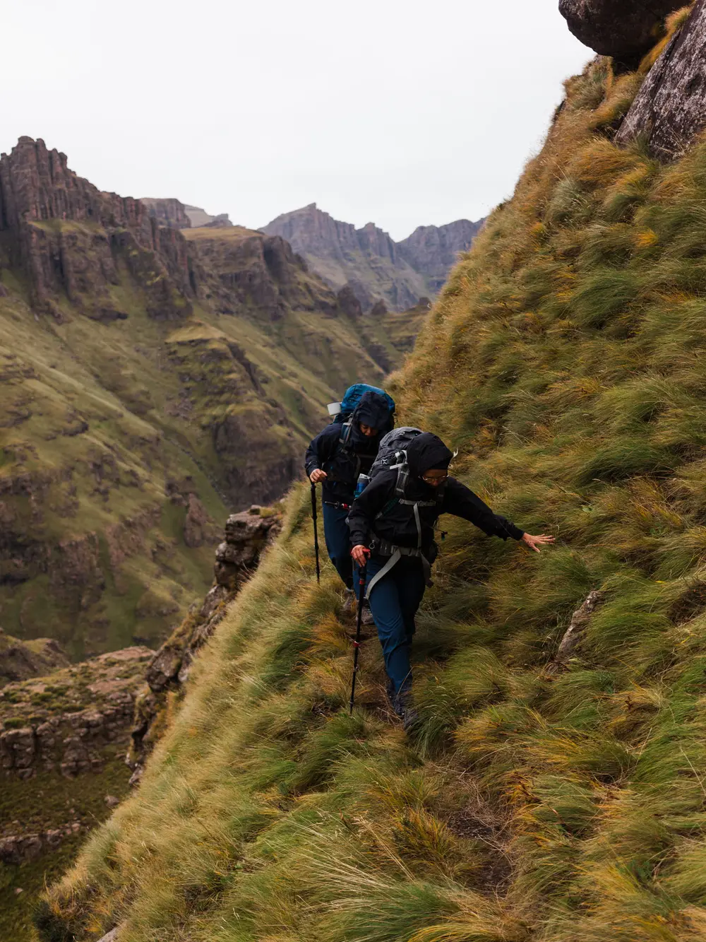 As the wind picked up in the afternoon, the narrow paths and steep drop-offs seemed a little more ominous.