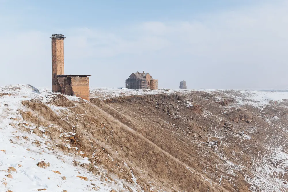 The ruins of Ani are just to the east of Kars, along the border with Armenia. A once-great medieval city known as "the city of a thousand and one churches”.