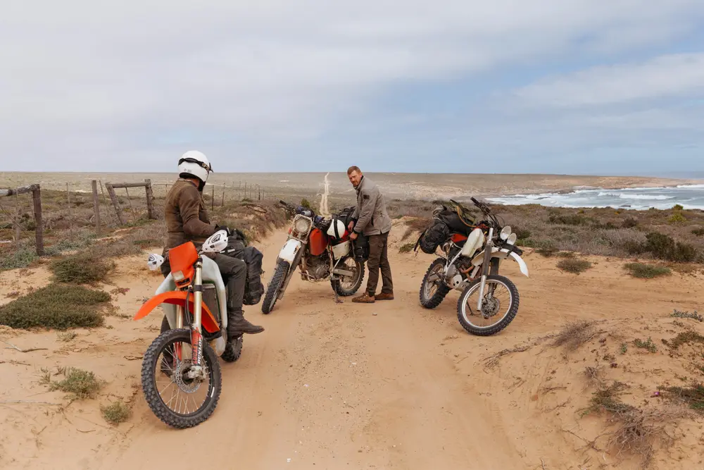 Endless trails and ocean.
