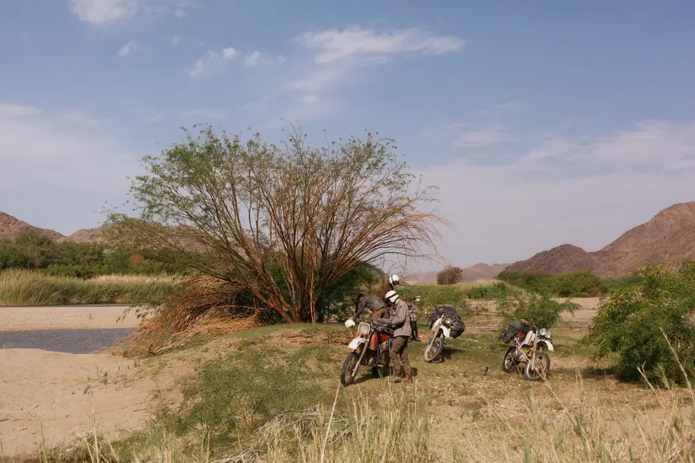 Finding the Orange river round every corner made for some great camp and lunch spots in this semi-desert region.