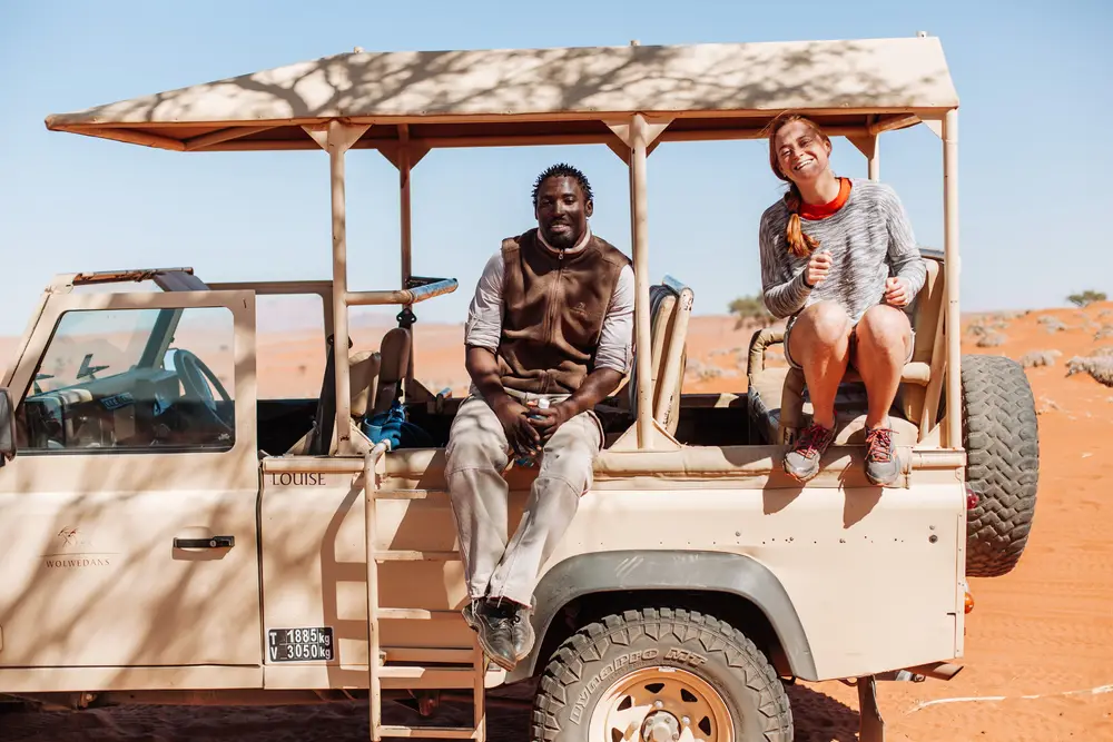 Jason, pro footballer turned safari guide.