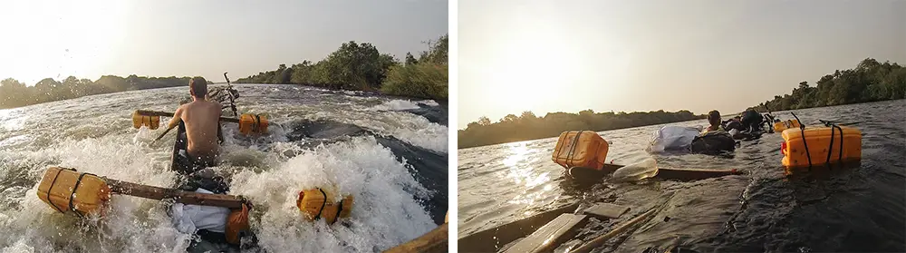 This, however, did not stop us becoming fully submerged in rapids. A new design was quickly needed.