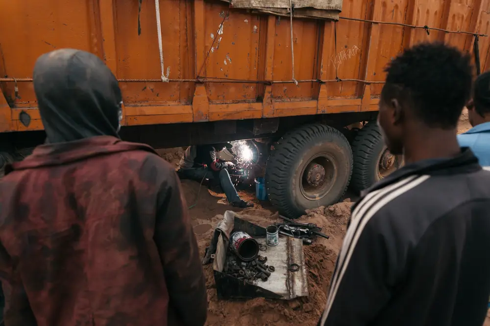 Getting stuck in deep sand and experiencing mechanical failure was just part of the daily routine.