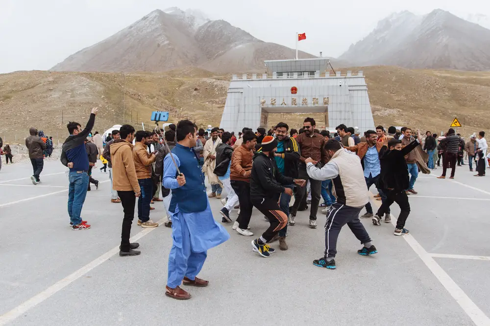 From the Khunjerab border post to the petrol stations, whenever there was the chance, there was dancing.
