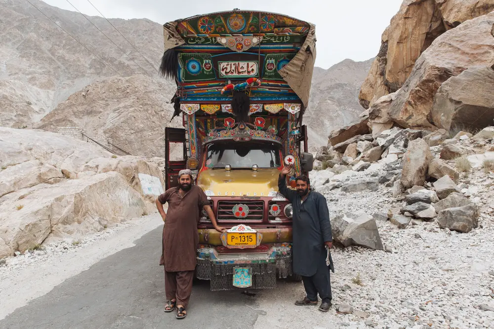Despite having broken down, there was only cheeriness from these two.