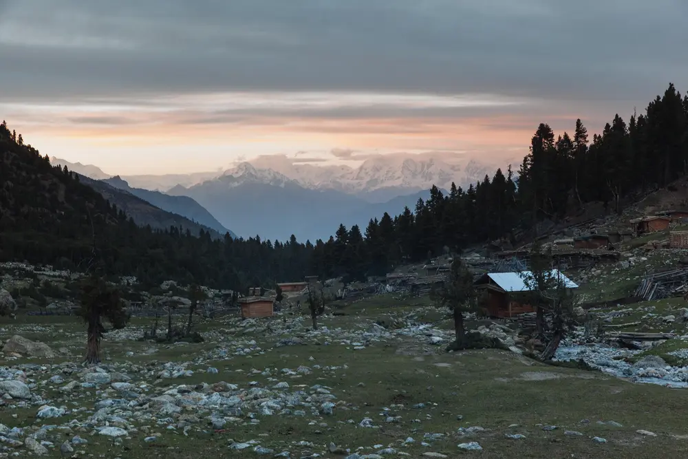 We hiked to Bayal camp and pitched our tents as the sun was setting. Our last night in the mountains before heading back to Islamabad.